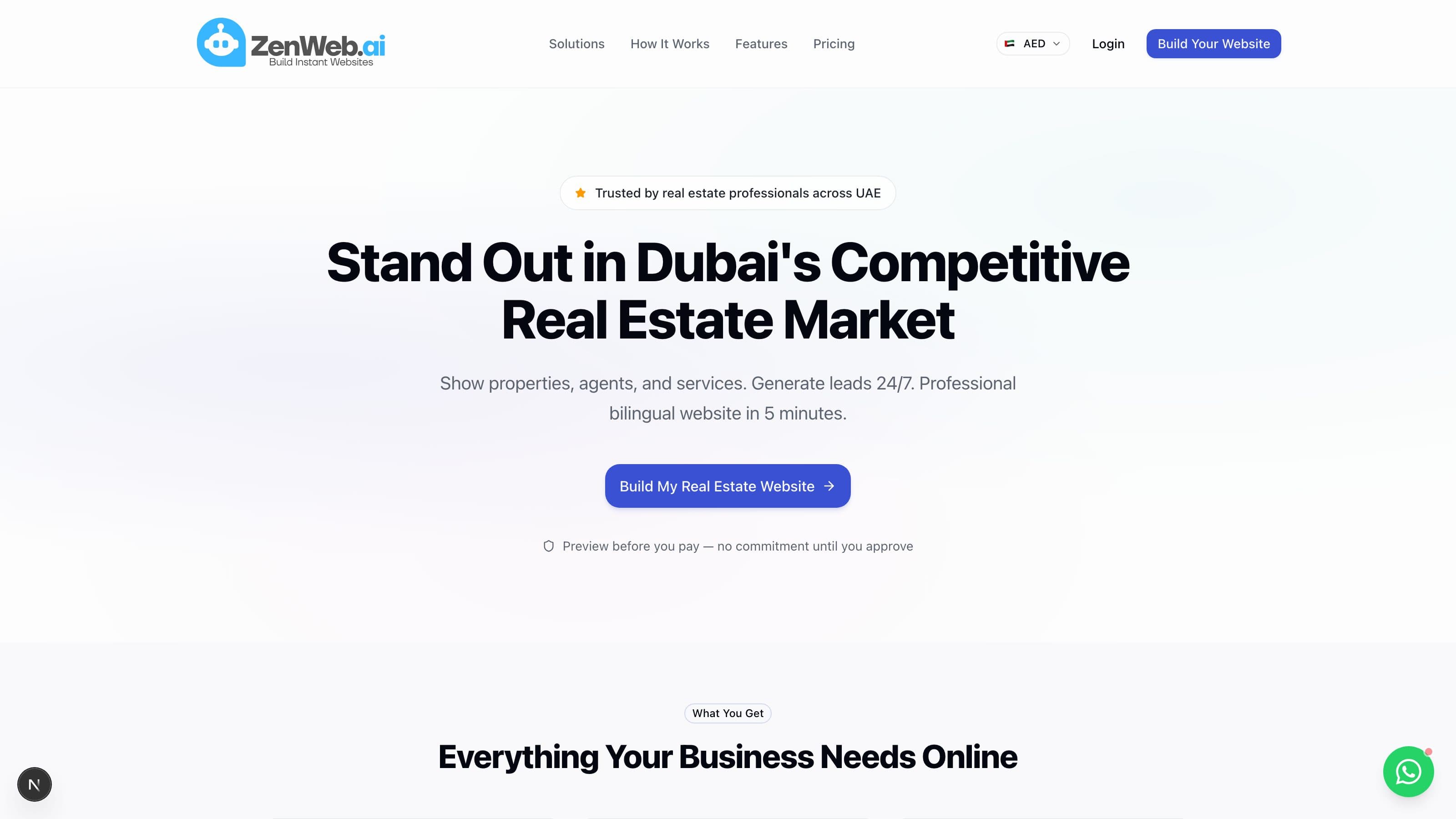 Prime Realty website screenshot