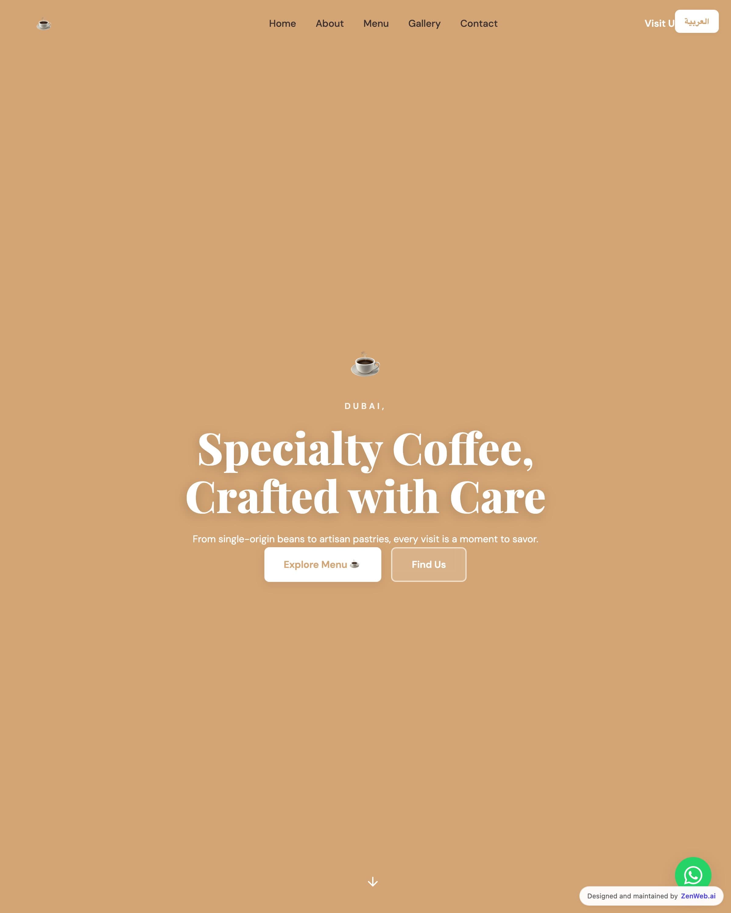 Cafe Playful template preview