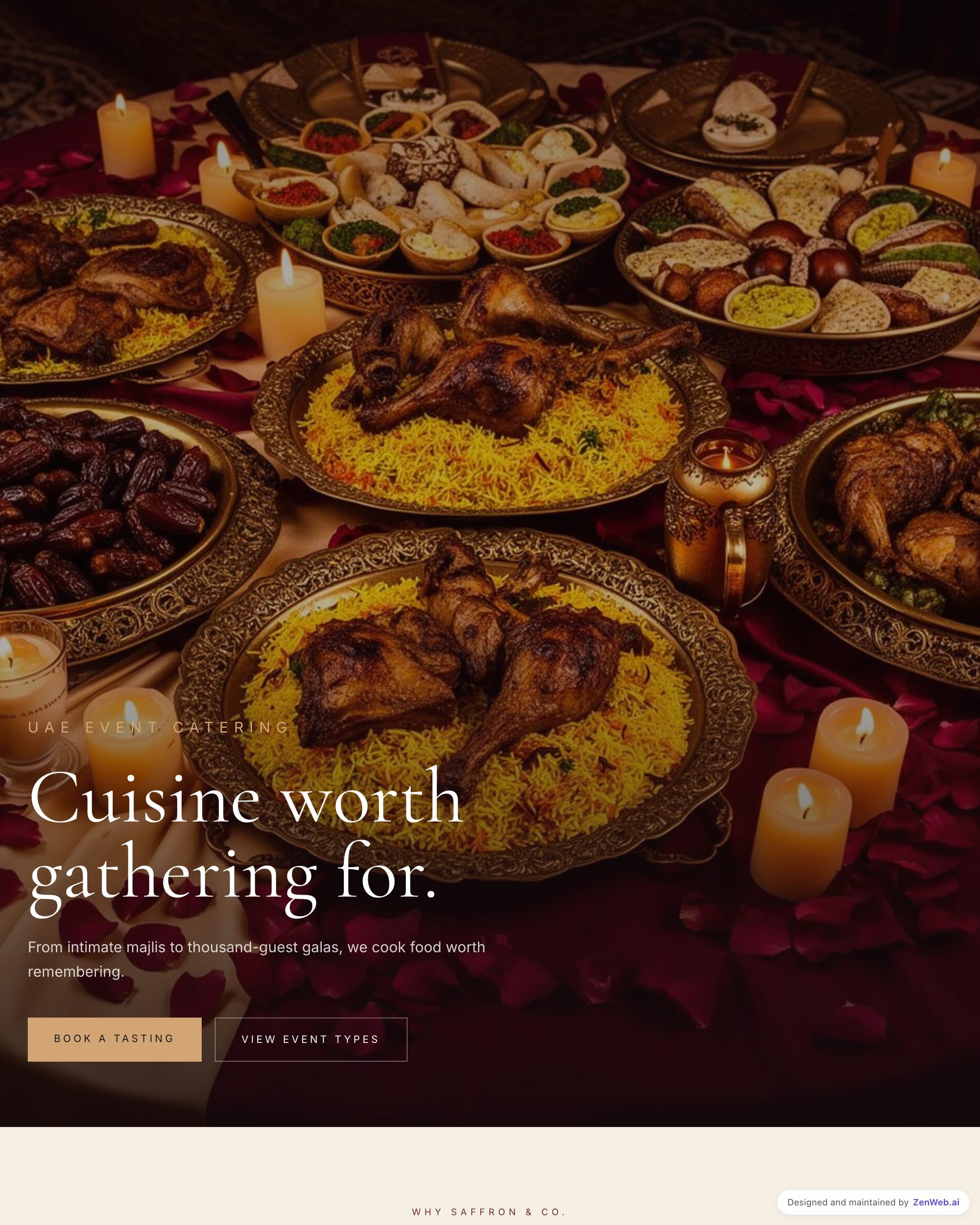 Majlis Catering template preview