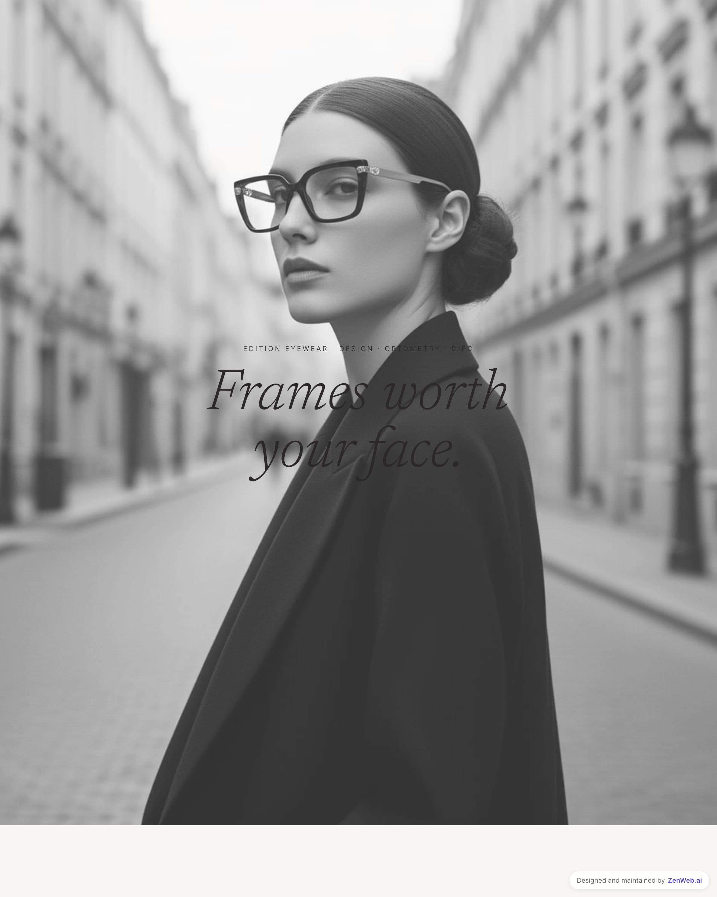 Edition Eyewear template preview