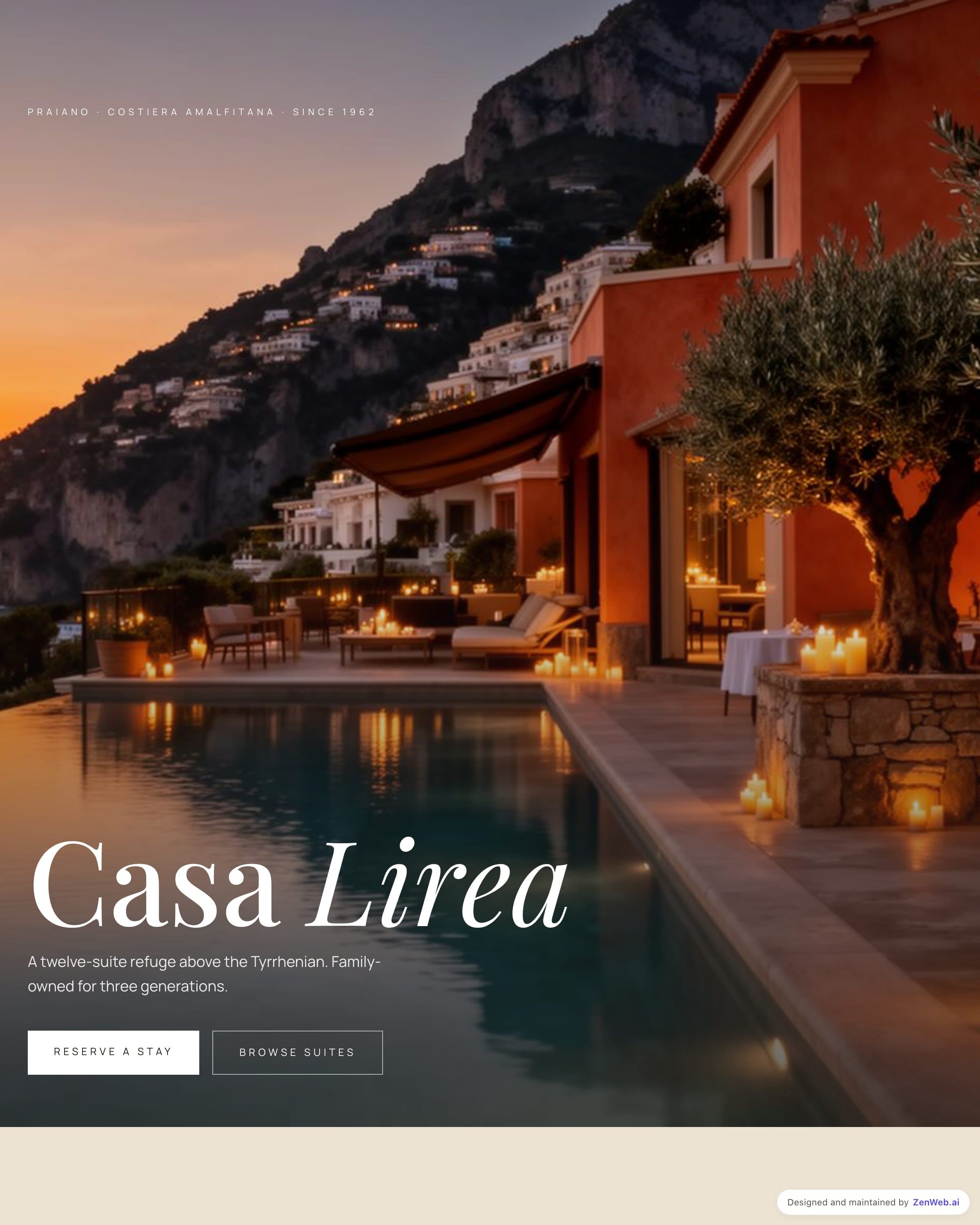 Coastal Boutique Hotel template preview