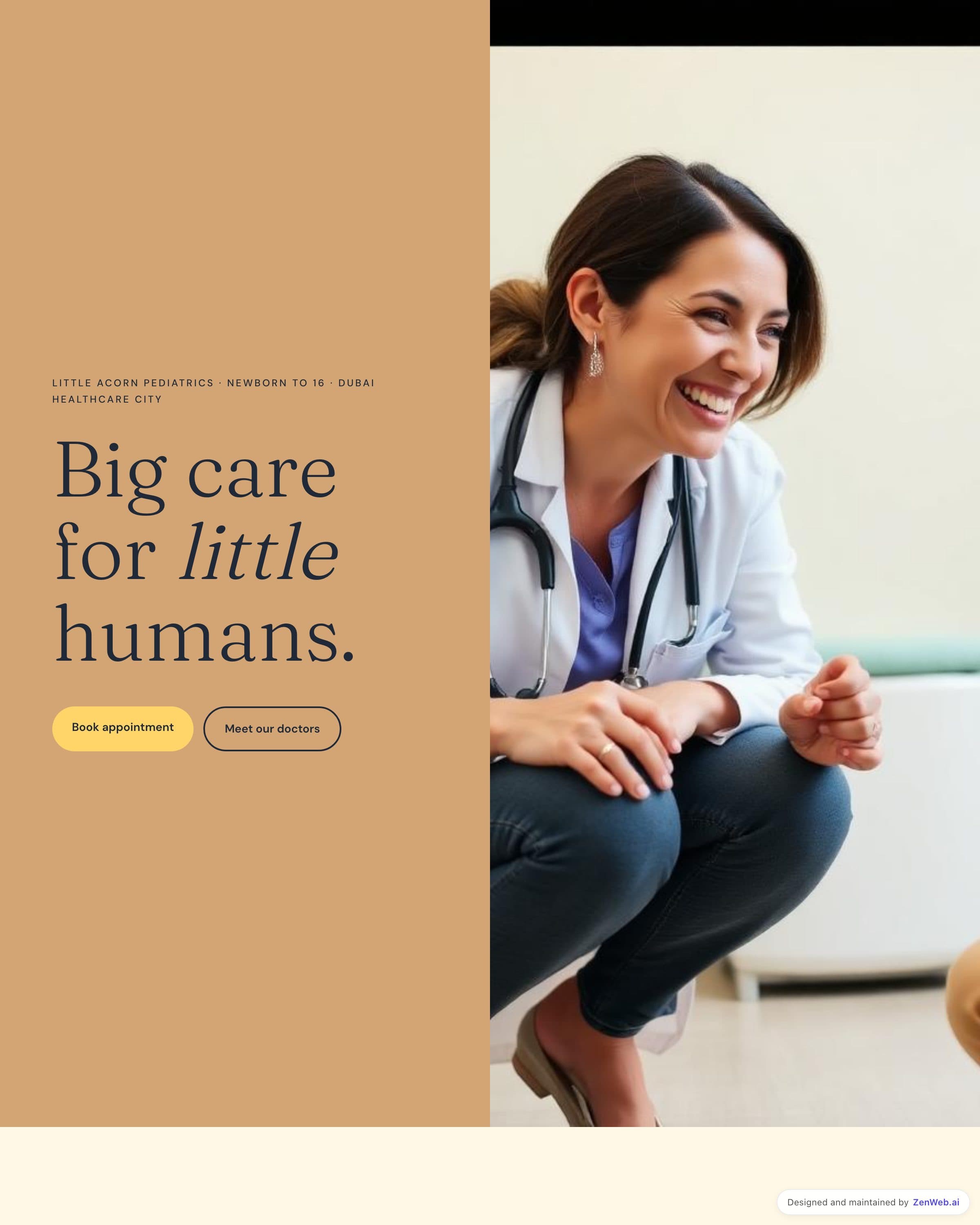 Little Acorn Pediatrics template preview