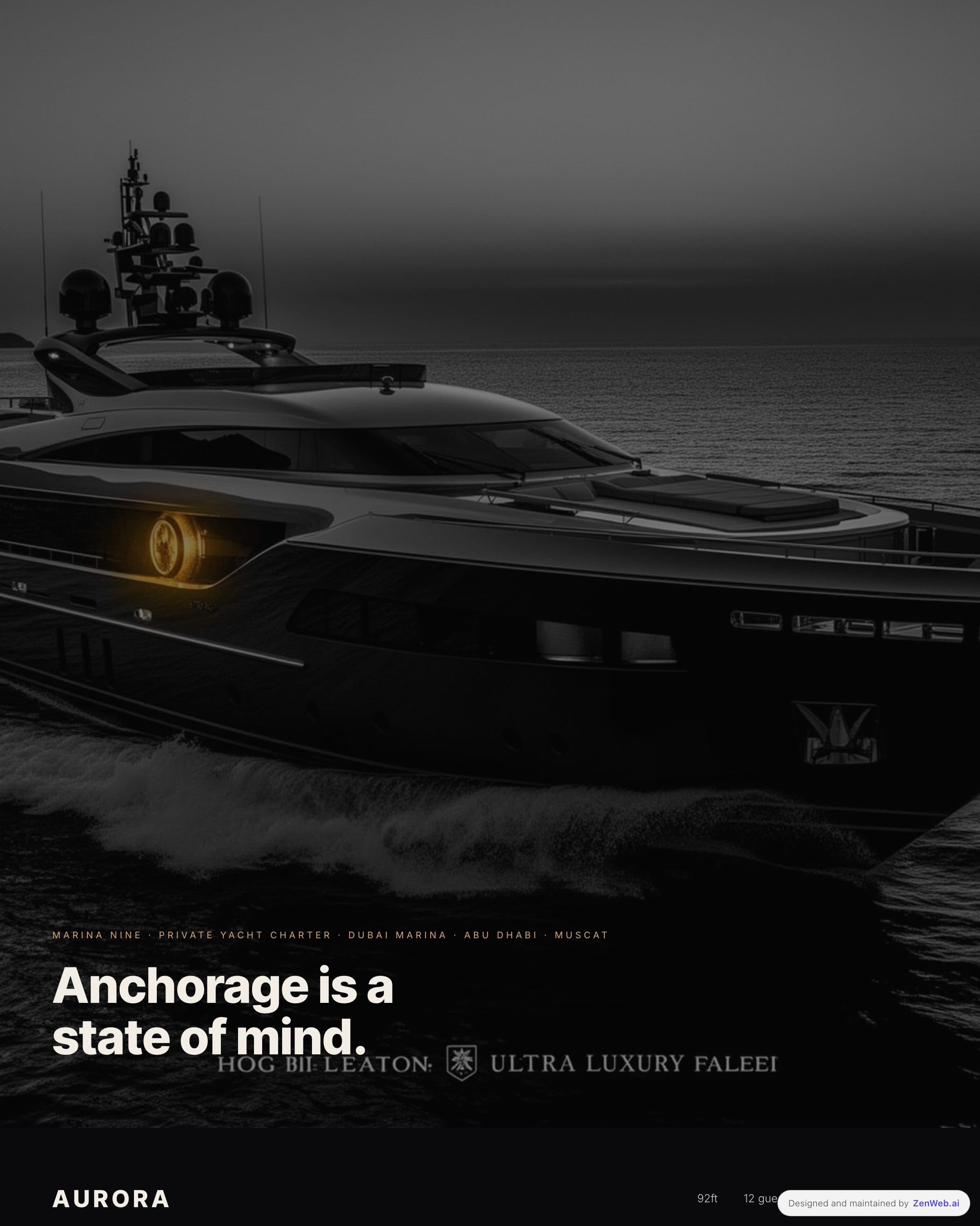 Marina Nine Yacht template preview