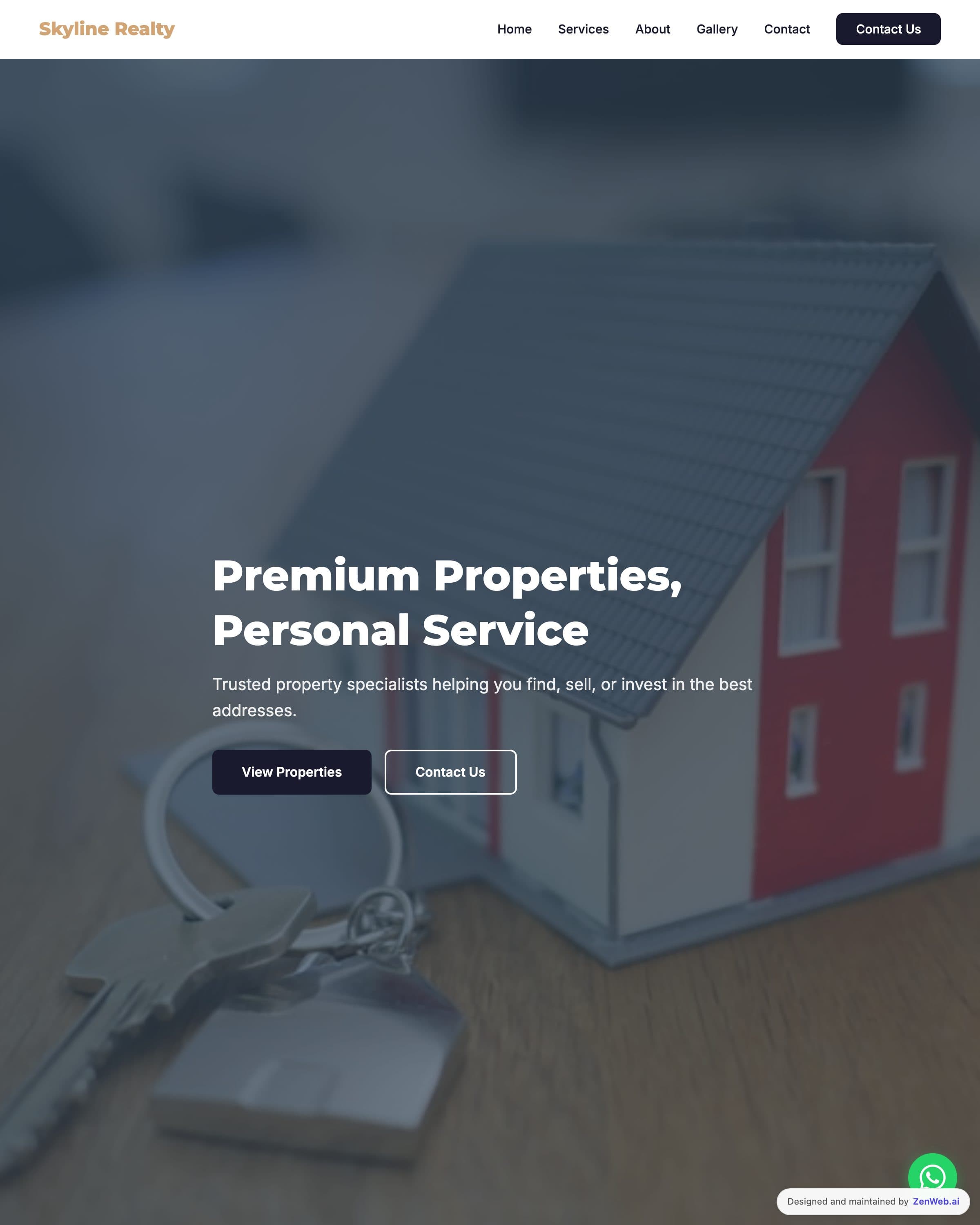 Realestate Modern template preview