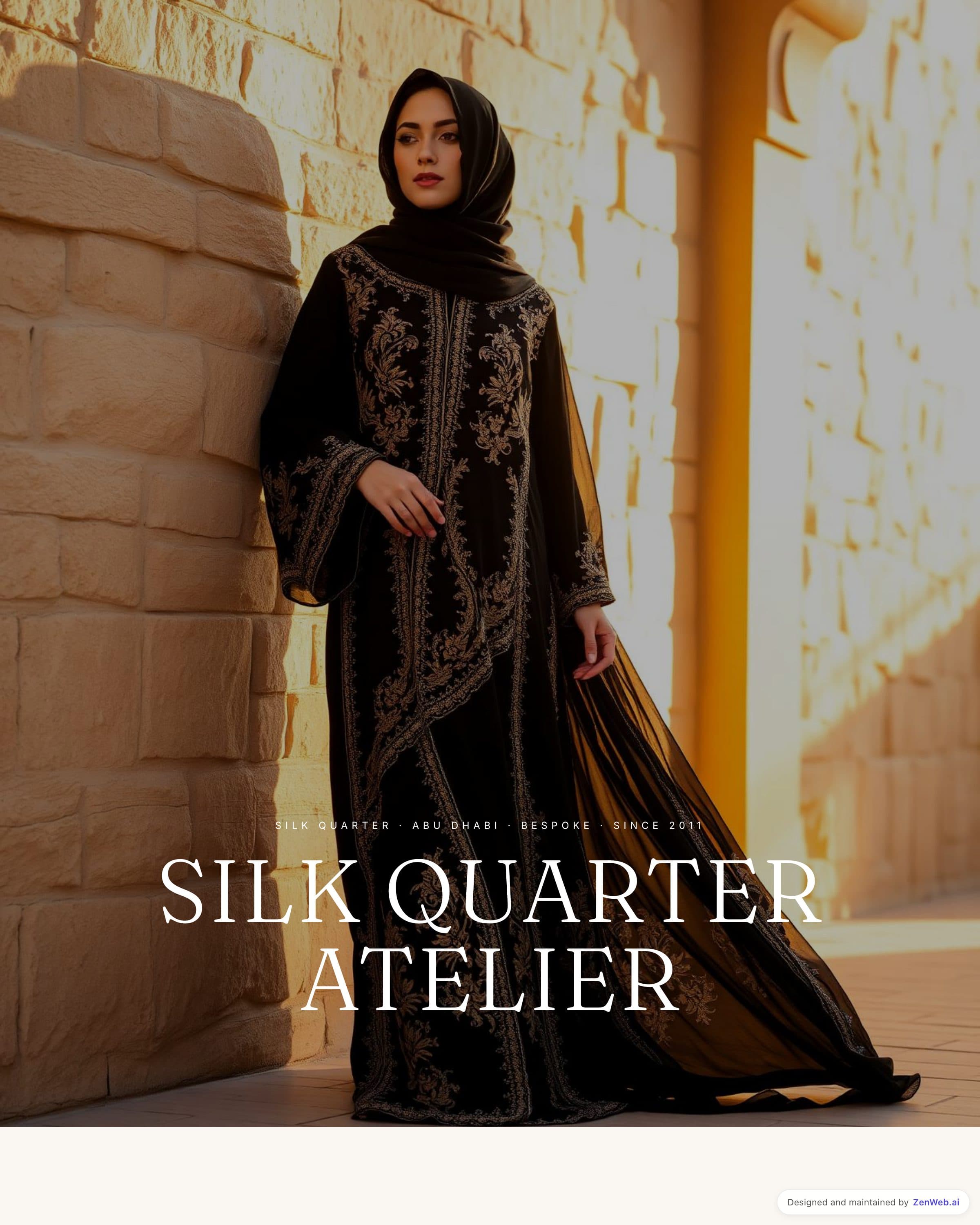 Silk Quarter Atelier template preview